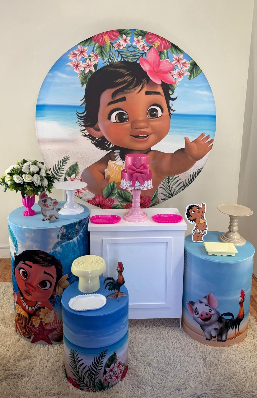 Moana Baby Kit M - Leilan Festas 