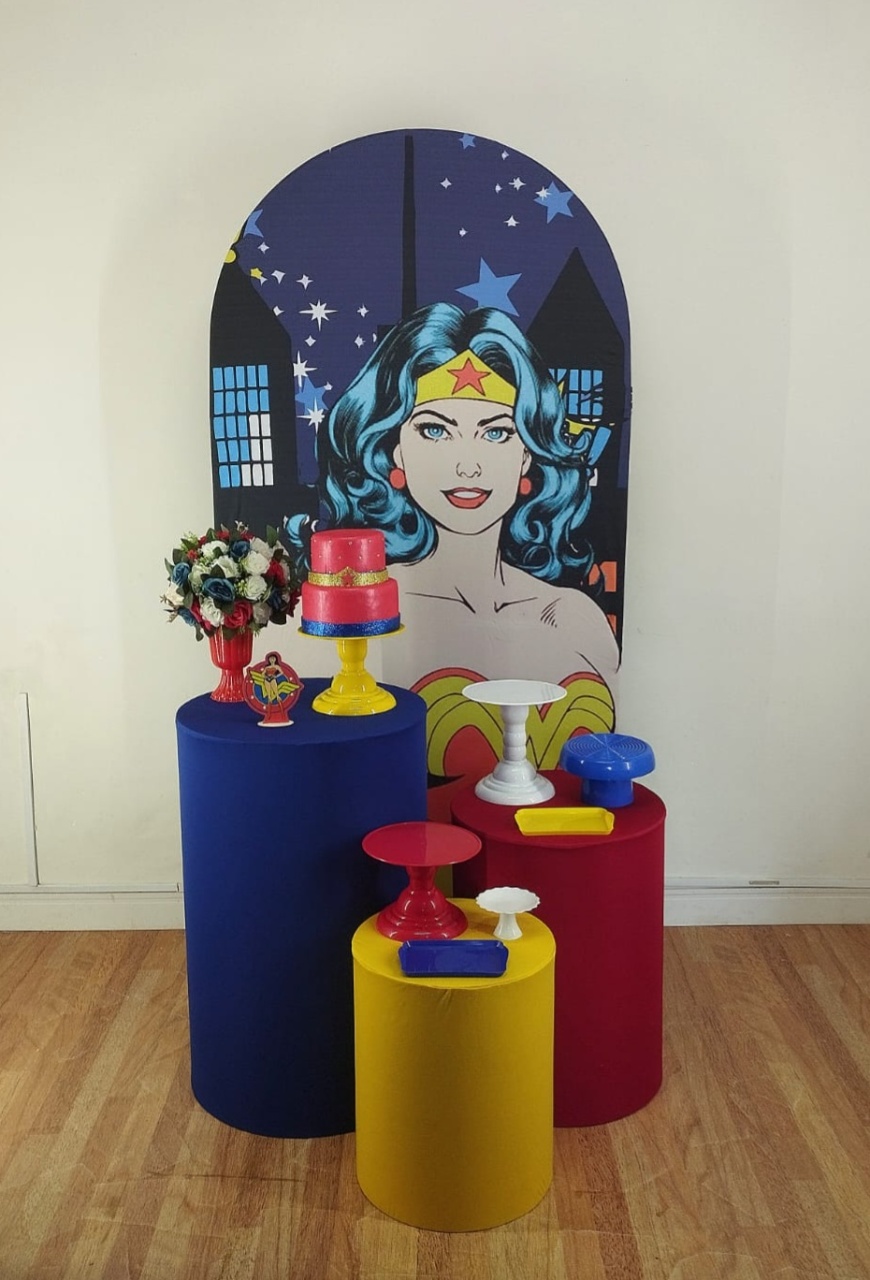 Mulher Maravilha Kit P - Leilan Festas 