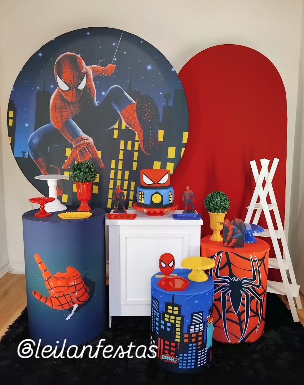 Homem Aranha Kit G  - Leilan Festas 