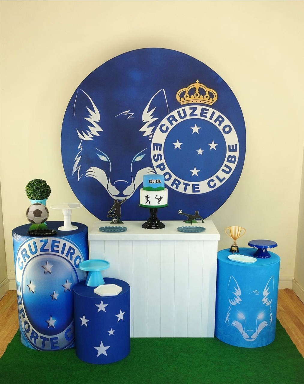 Futebol Cruzeiro Kit M  - Leilan Festas 