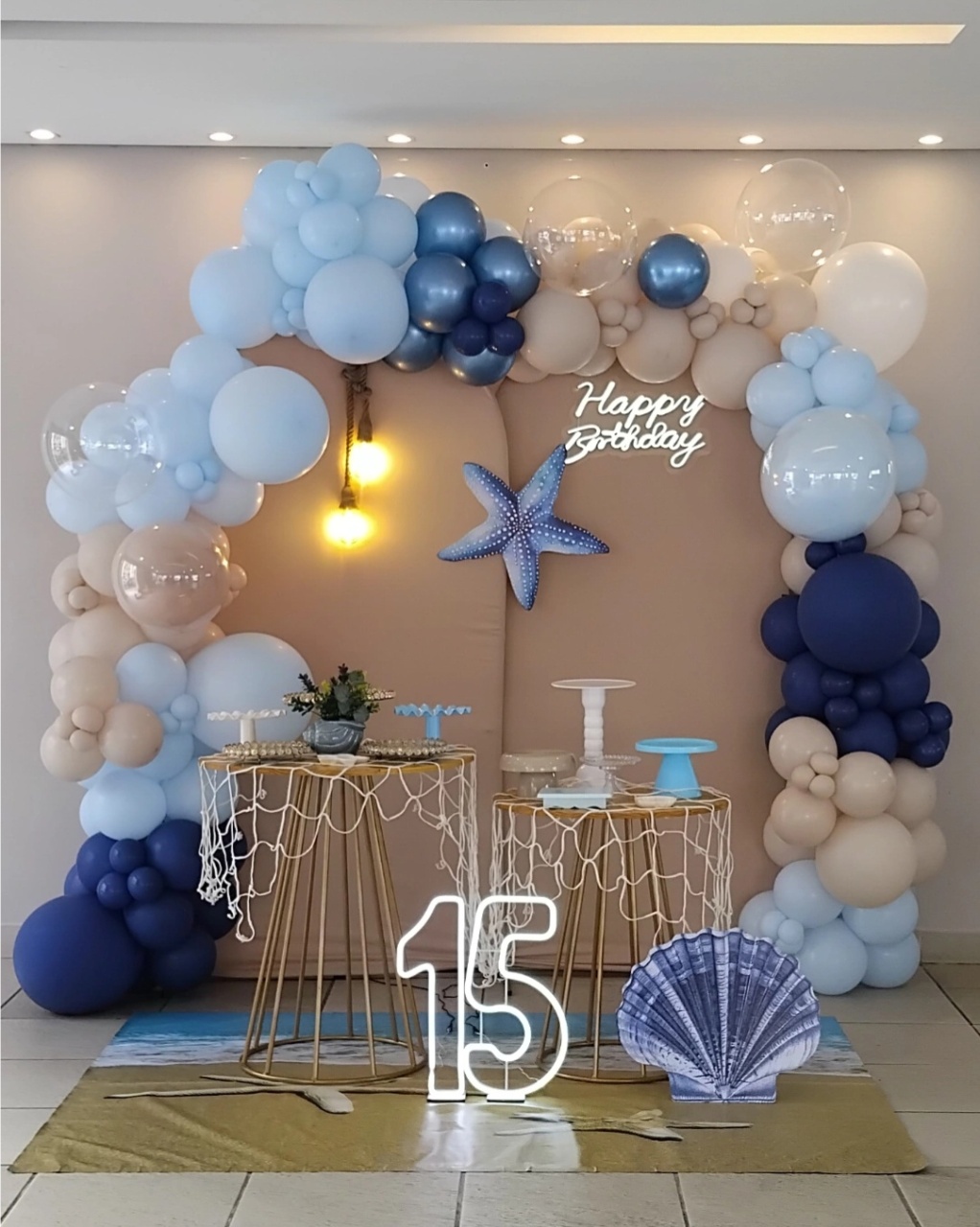 Composição Fundo Do Mar. - Leilan Festas 