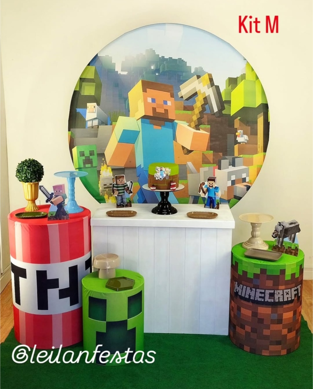 Minecraft Kit M - Leilan Festas 