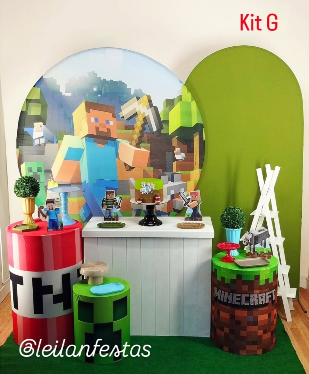 Minecraft Kit G - Leilan Festas 