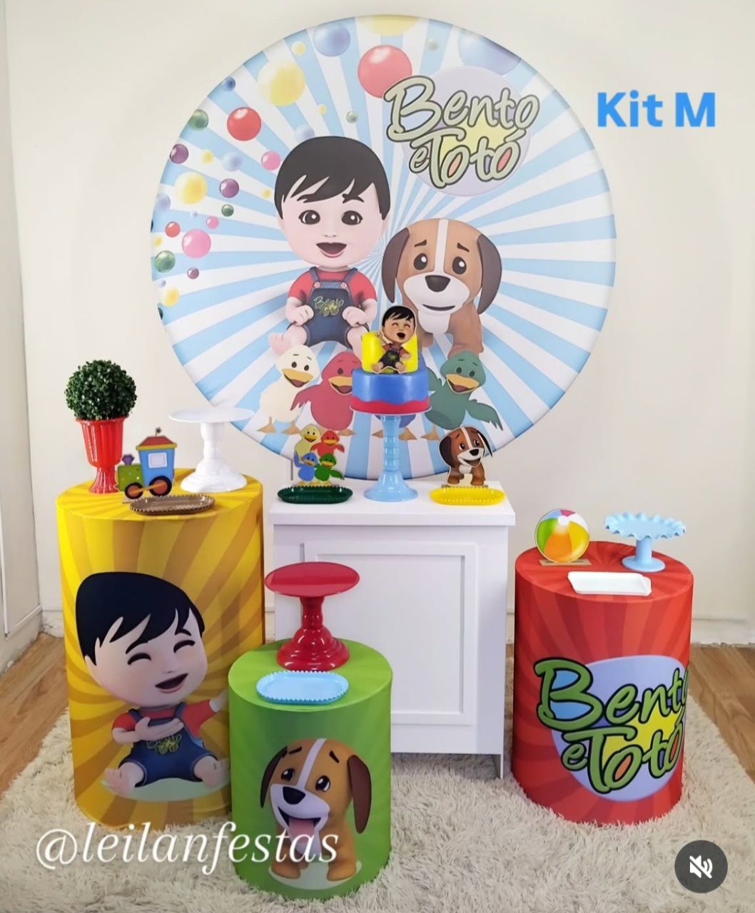 Bento E Totó Kit M - Leilan Festas 