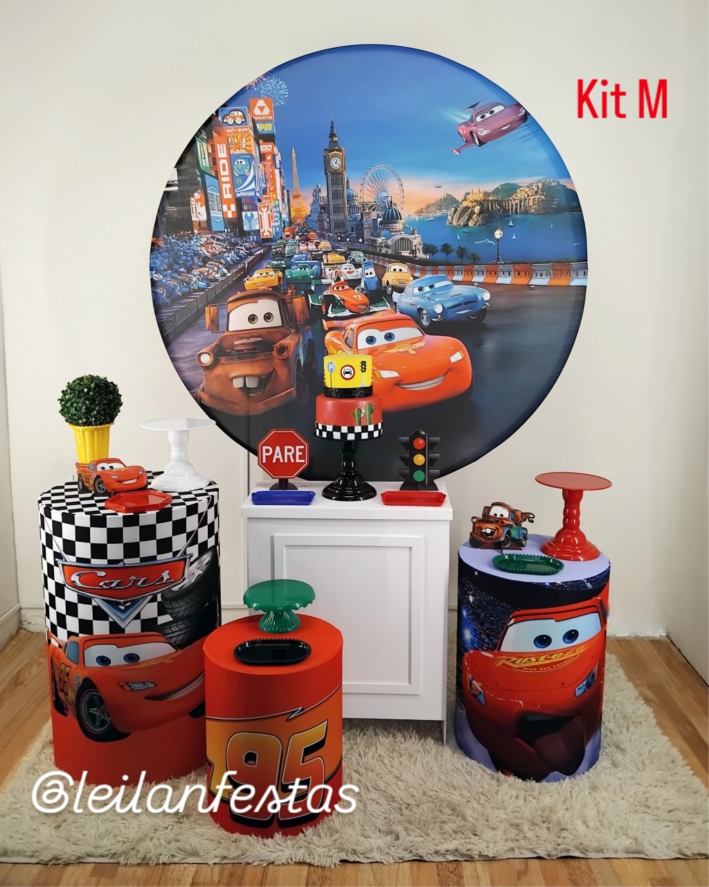 Carros Kit M  - Leilan Festas 