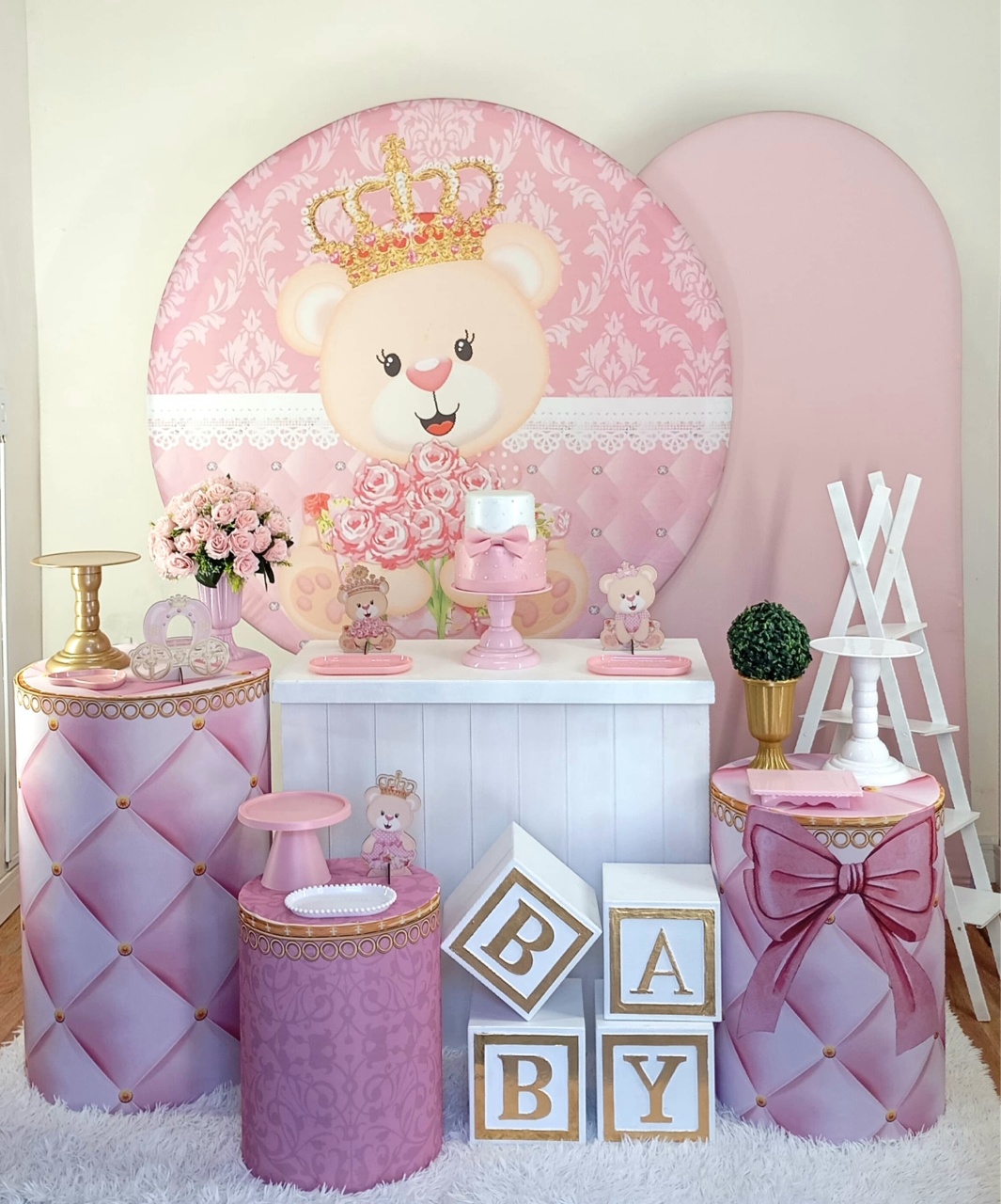 Ursinha Princesa Baby  - Leilan Festas 