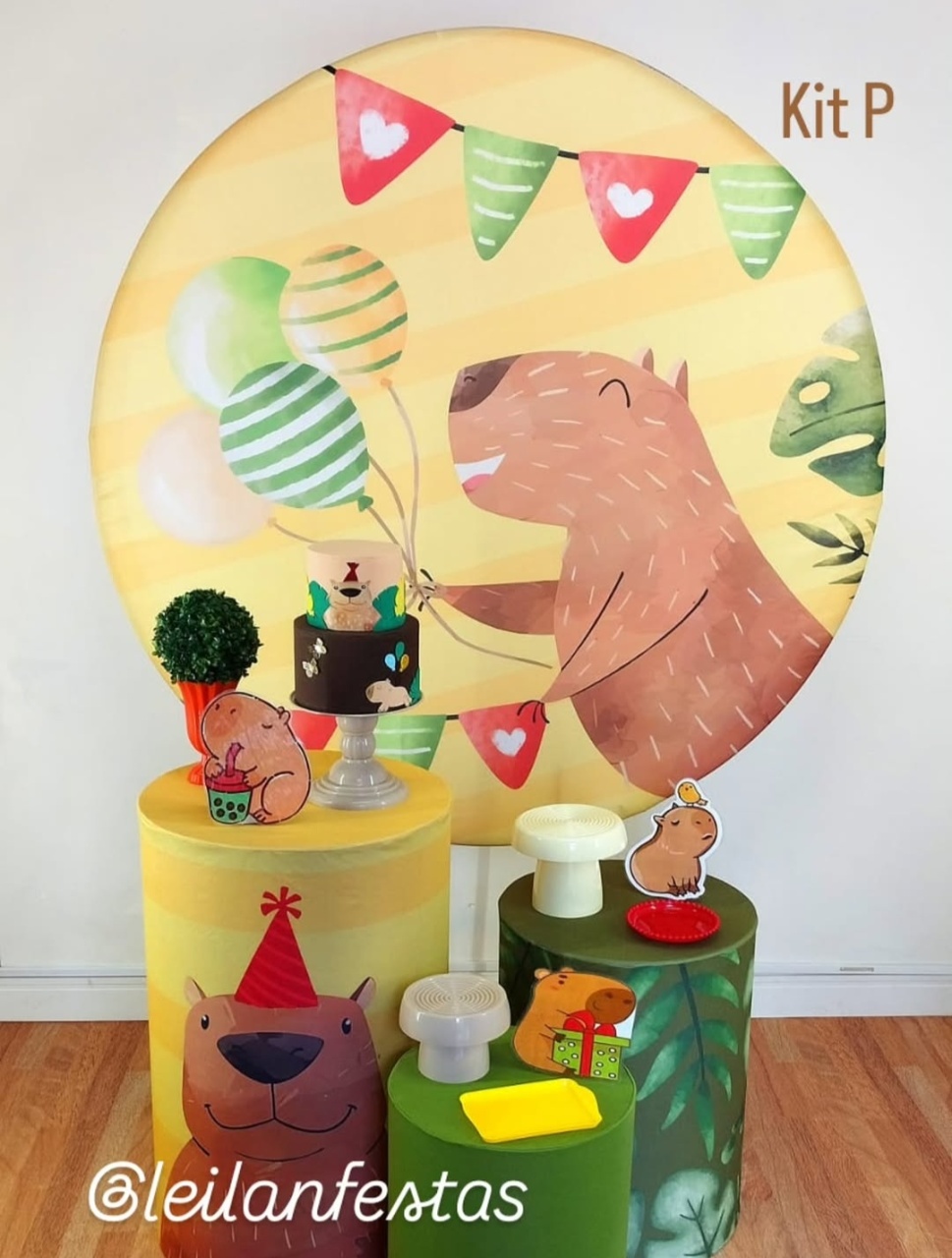 Capivara Para Menino Kit P - Leilan Festas 