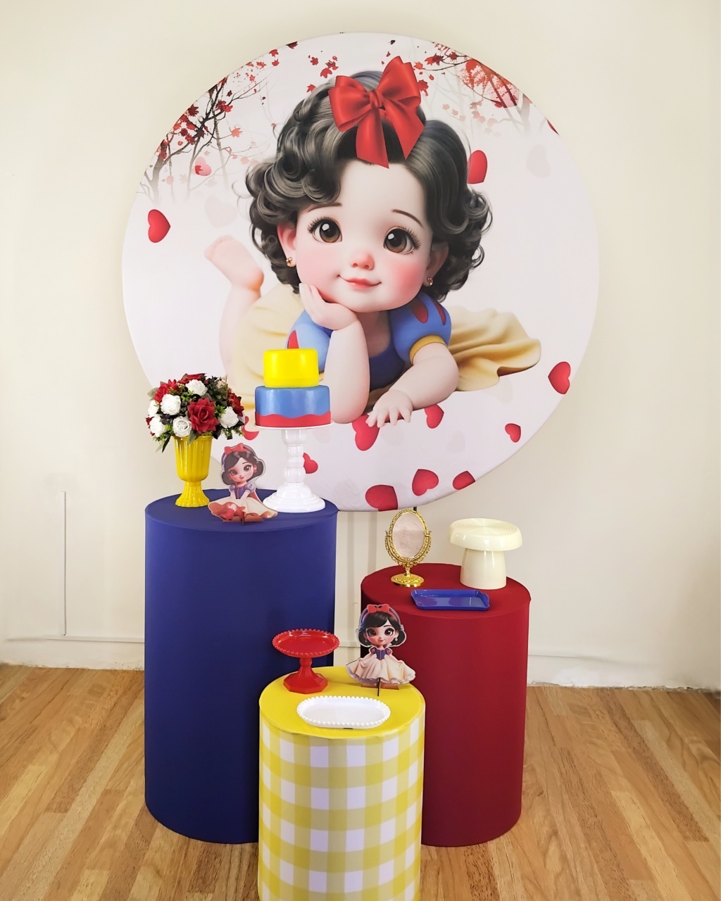 Branca de Neve Baby Kit P  - Leilan Festas 
