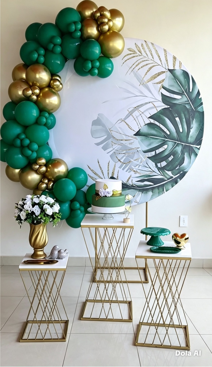 Kit Adulto Folhagem - Leilan Festas 