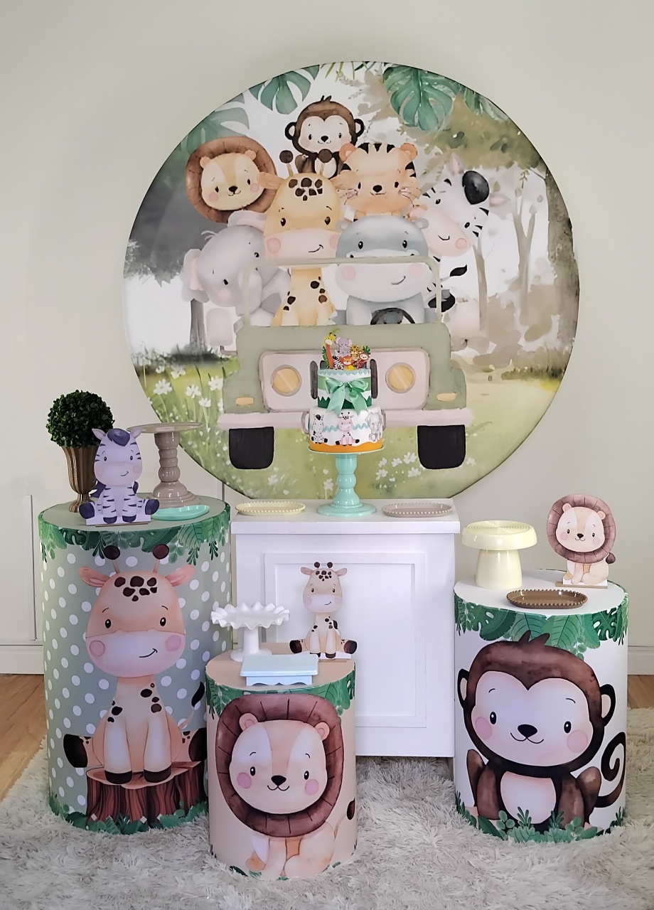 Safari Baby Kit M - Leilan Festas 