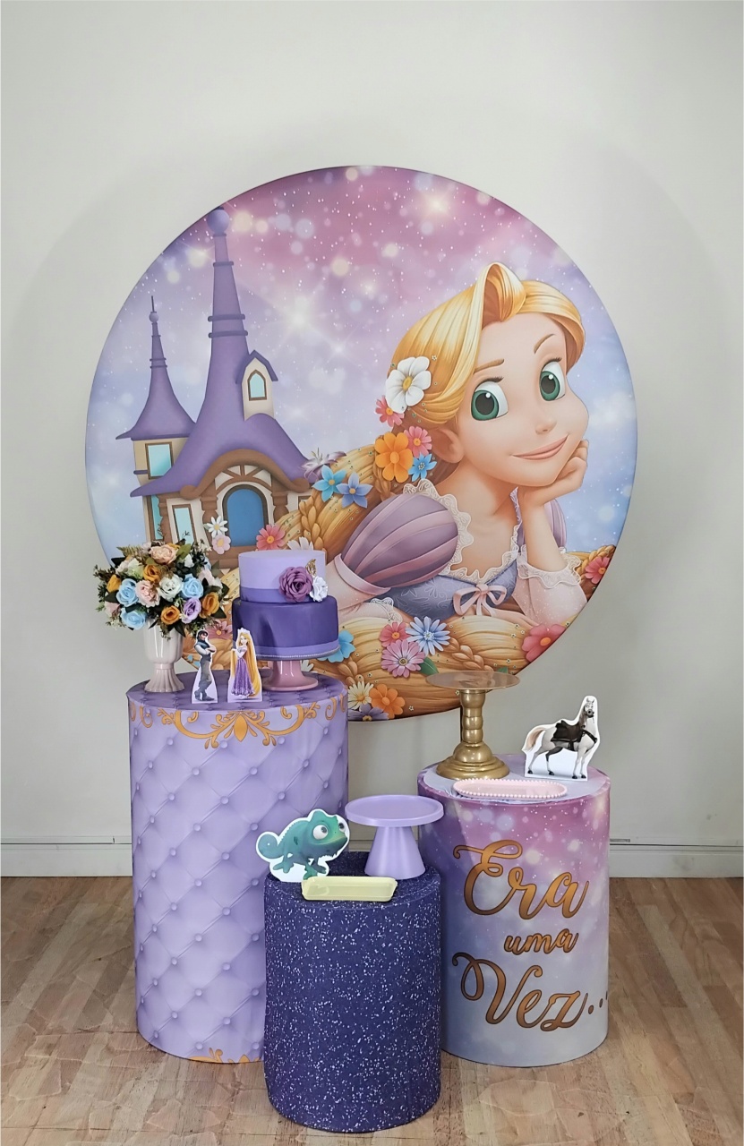 Rapunzel Kit P - Leilan Festas 