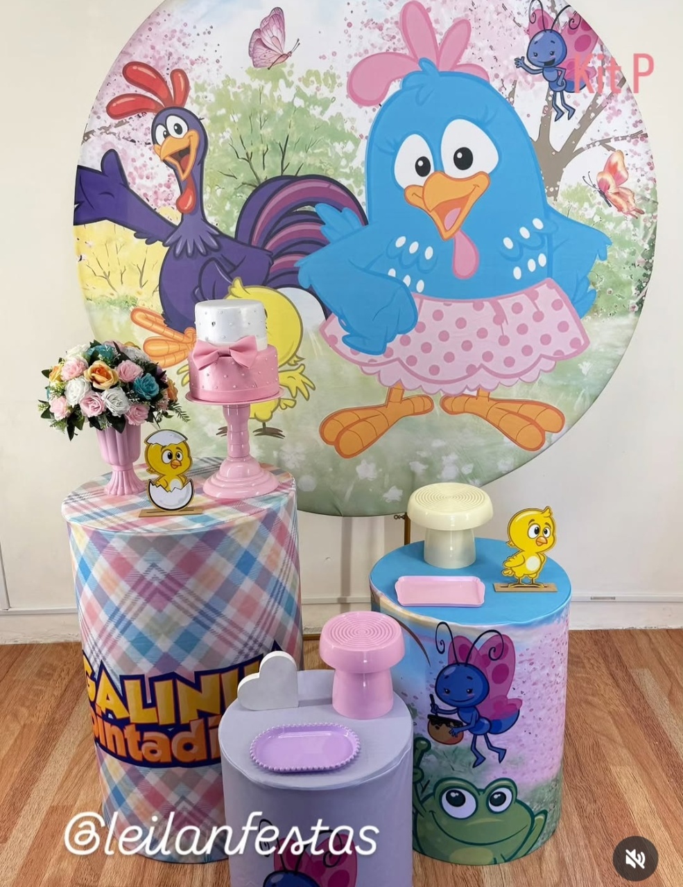 Galinha Pintadinha Kit P - Leilan Festas 