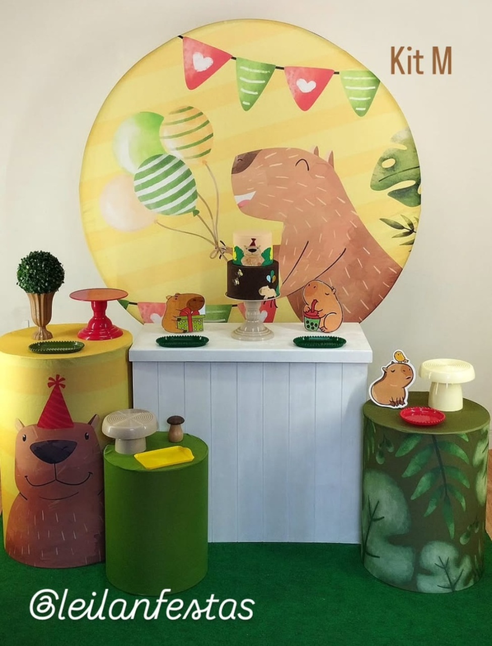 Capivara Para Menino Kit M - Leilan Festas 