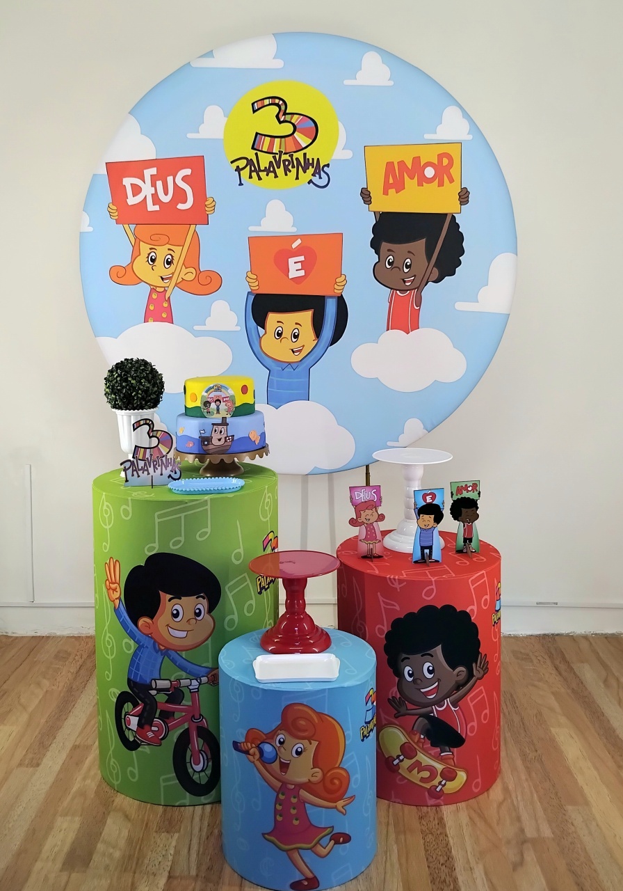 3 Palavrinhas Kit P - Leilan Festas 