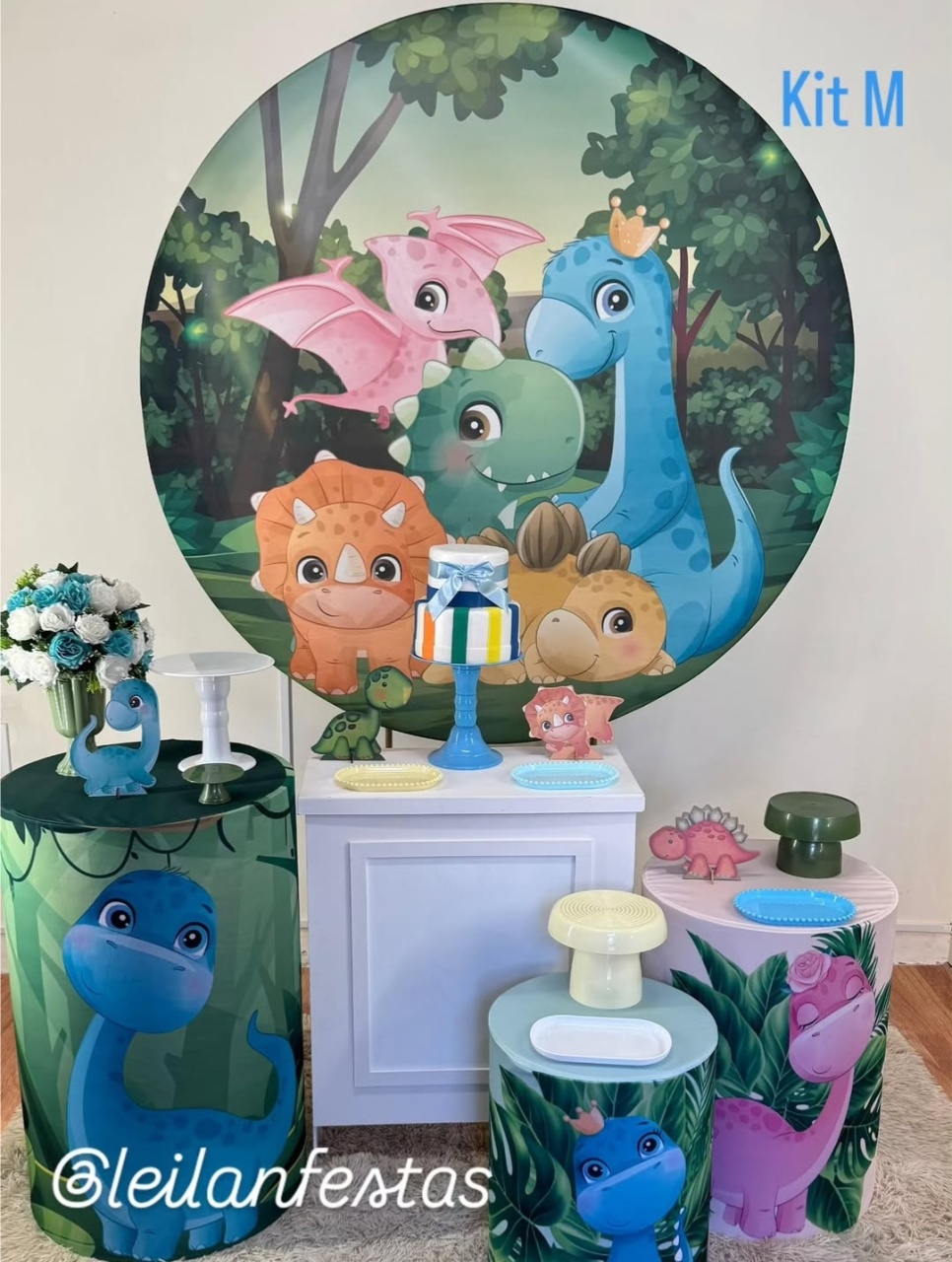Dino Baby Kit M - Leilan Festas 