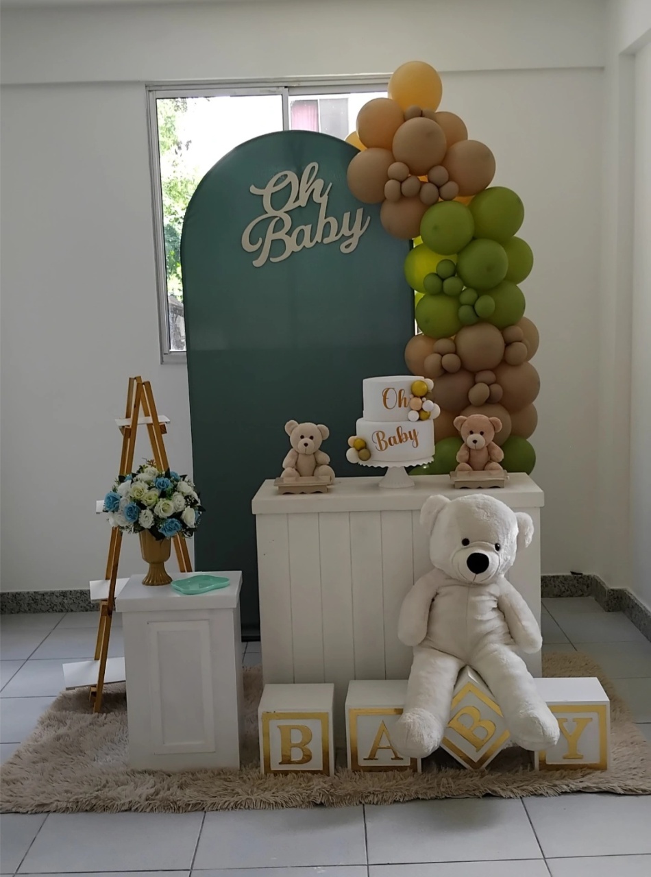 Chá Verde Para Menino 💚 - Leilan Festas 