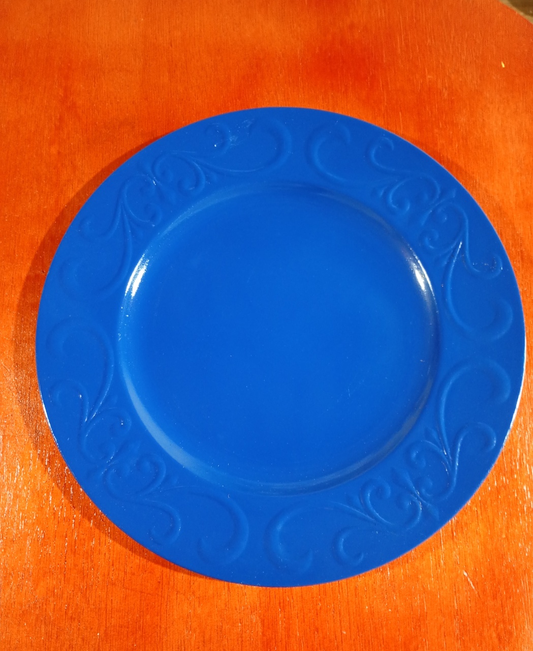 Bandeja Azul Rasteira  - Fulô Decor 