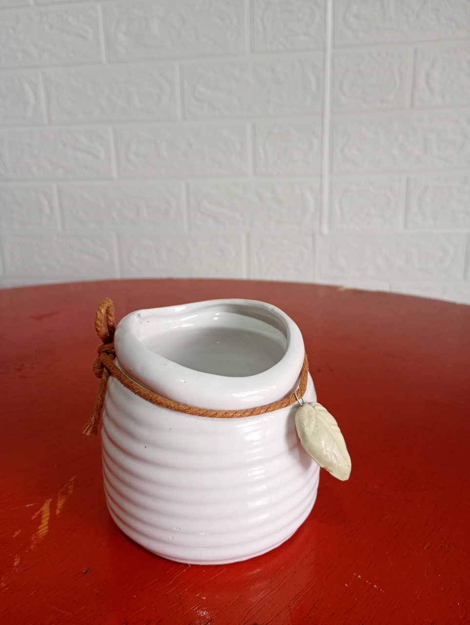Cachepô Pingente Folha - Fulô Decor 