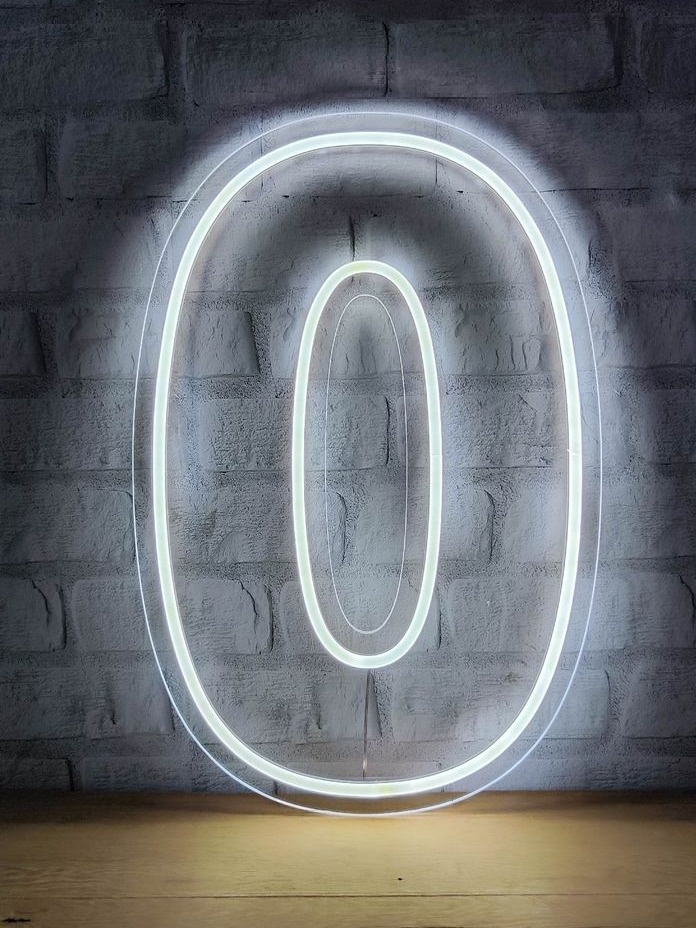 Número de Led 0 - Fulô Decor 