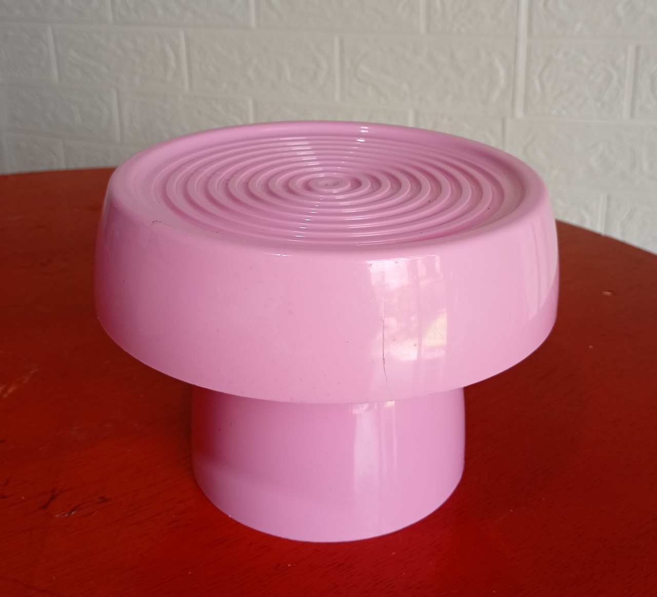 Bandeja Redonda Rosa - Fulô Decor 