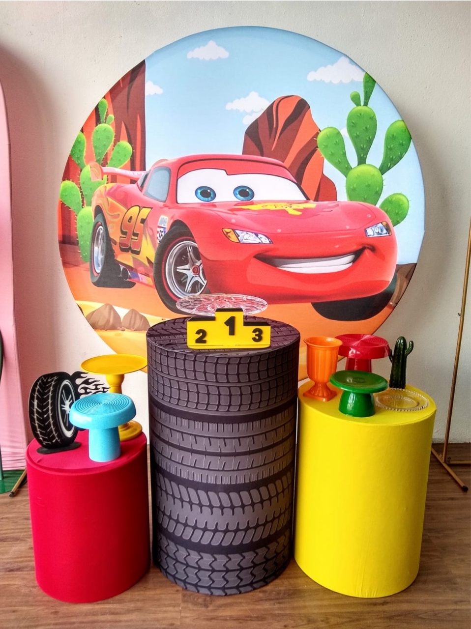 Kit Relâmpago Mcqueen - Fulô Decor 