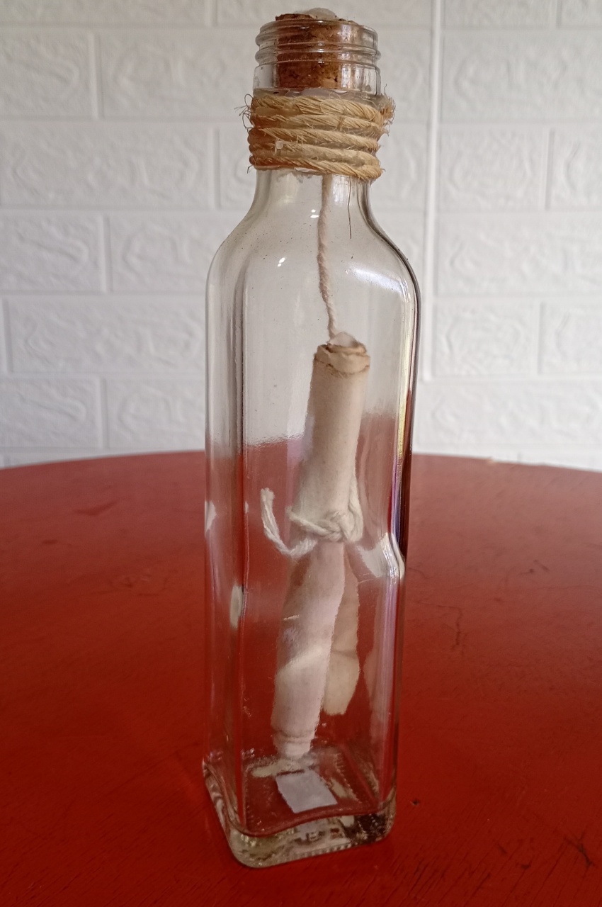 Garrafa Com Mensagem  - Fulô Decor 