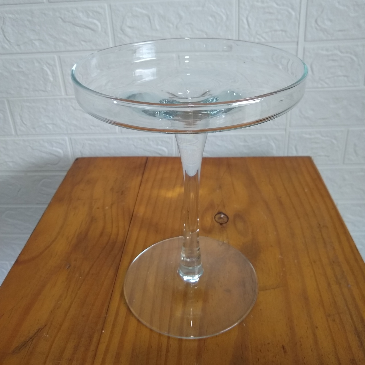 Bandeja Vidro Média Elegante  - Fulô Decor 