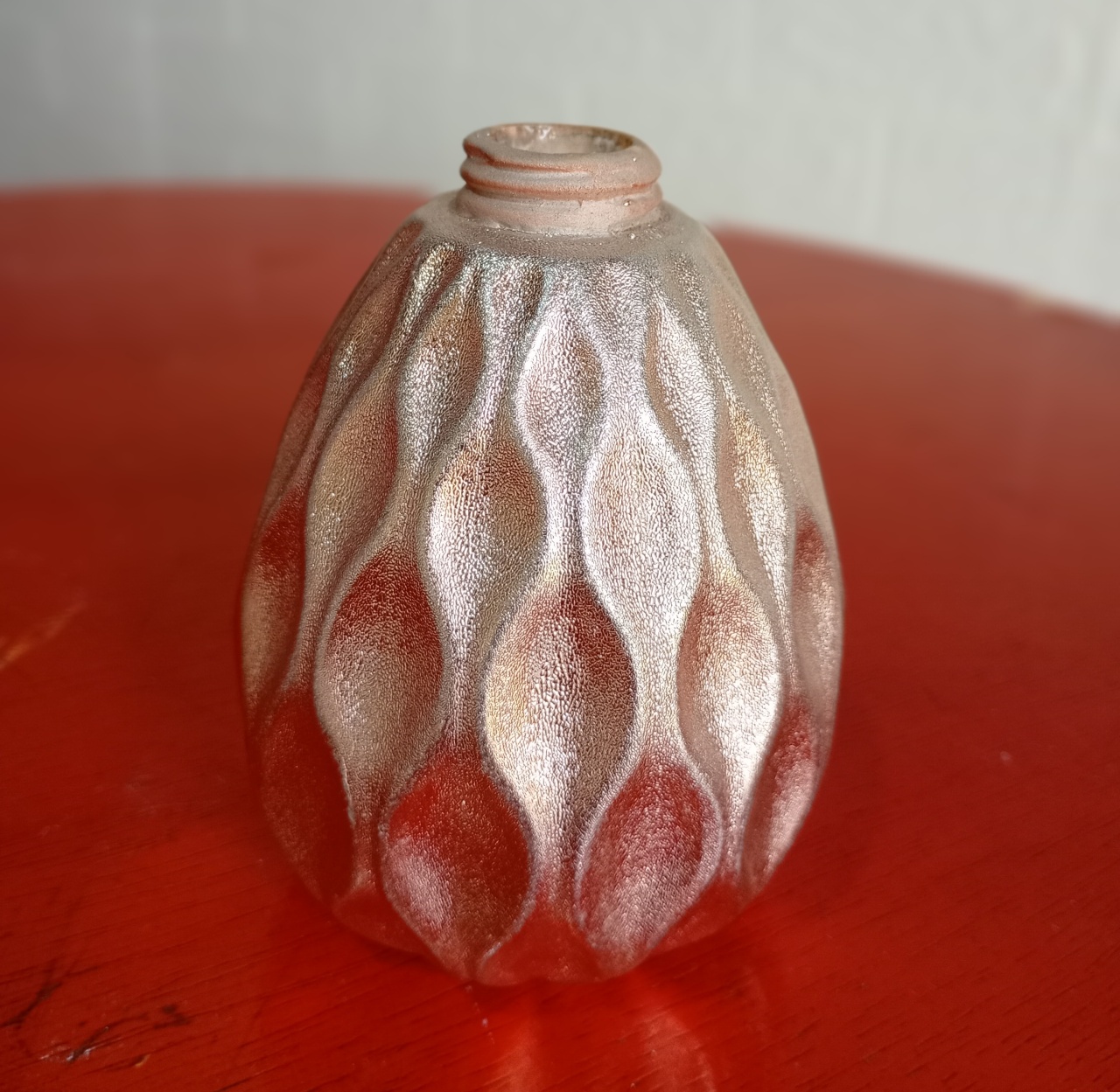 Vaso Rosa Pérolado - Fulô Decor 