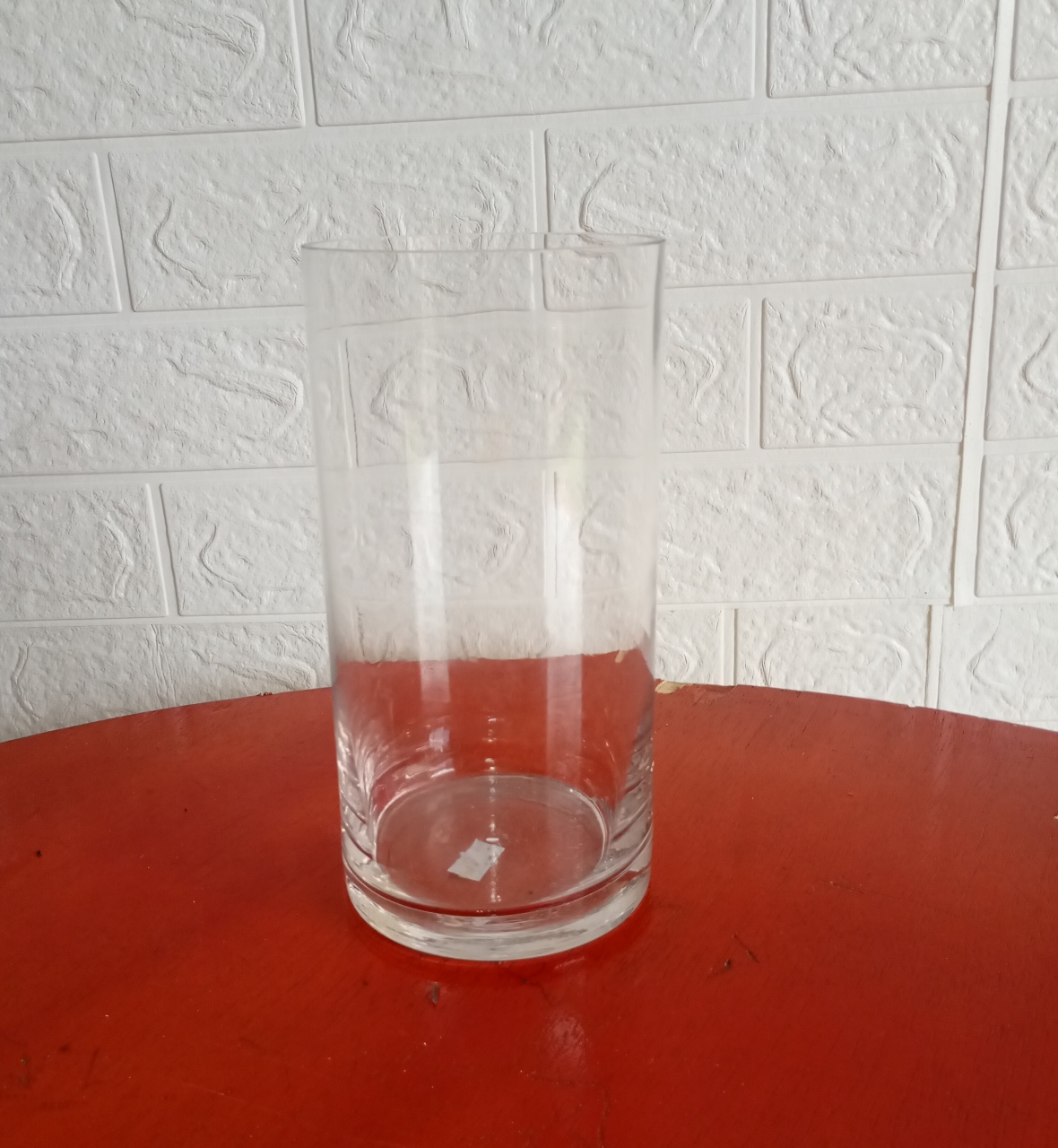 Vaso Cilíndrico de Vidro M - Fulô Decor 