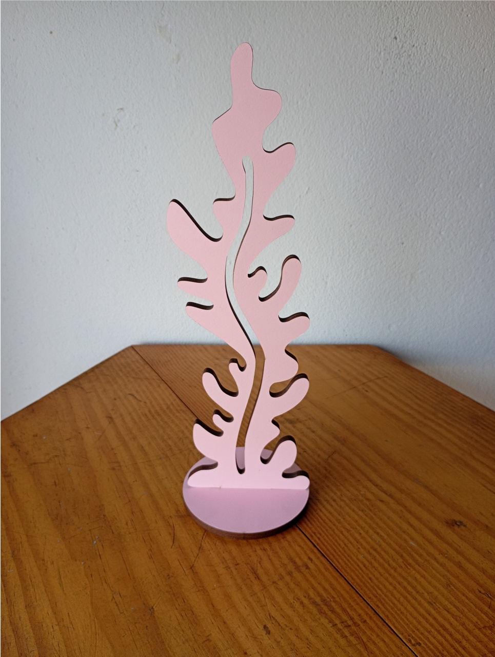 Adorno Alga Rosa - Fulô Decor 