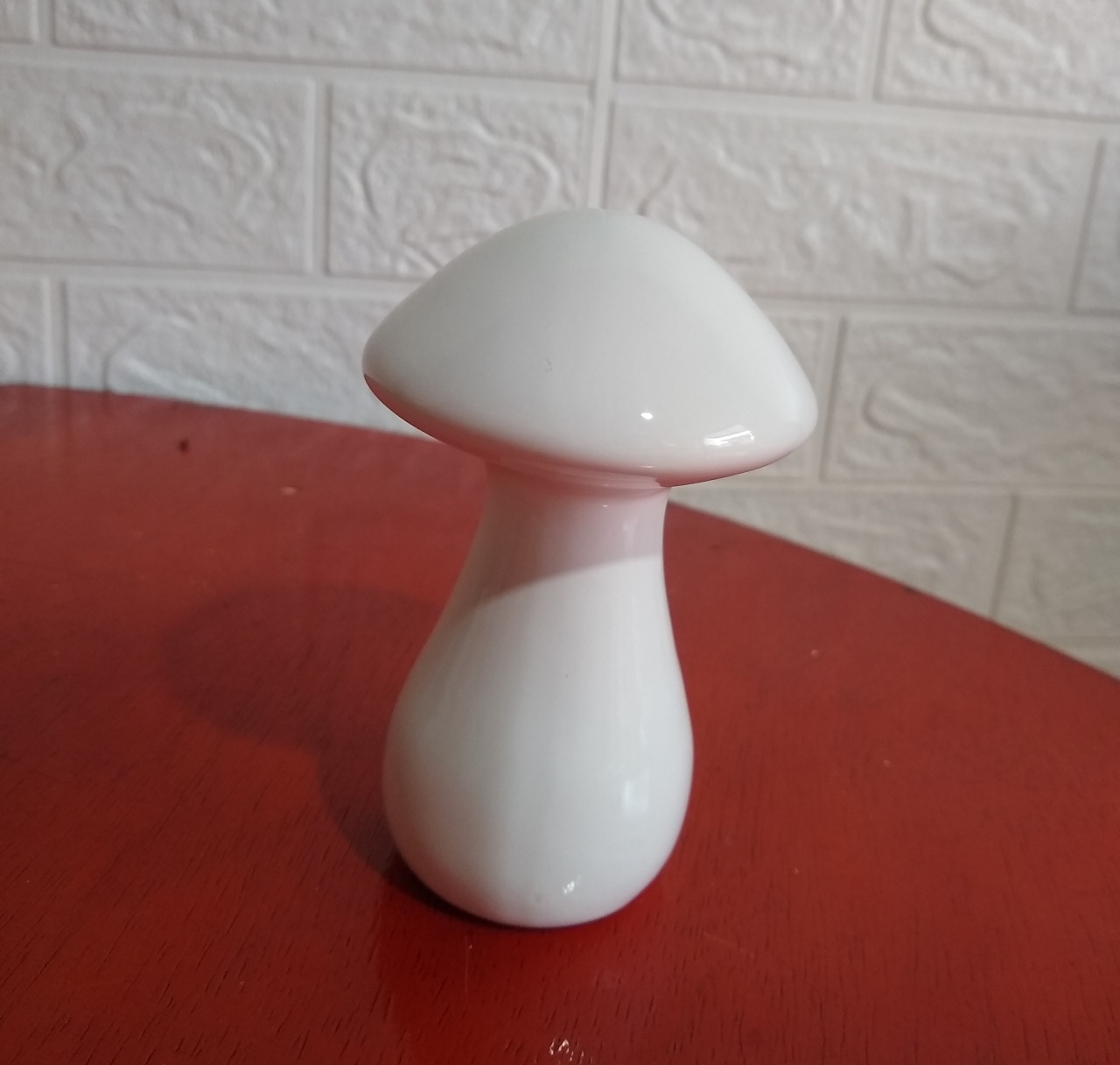 Adorno Cogumelo Branco - Fulô Decor 