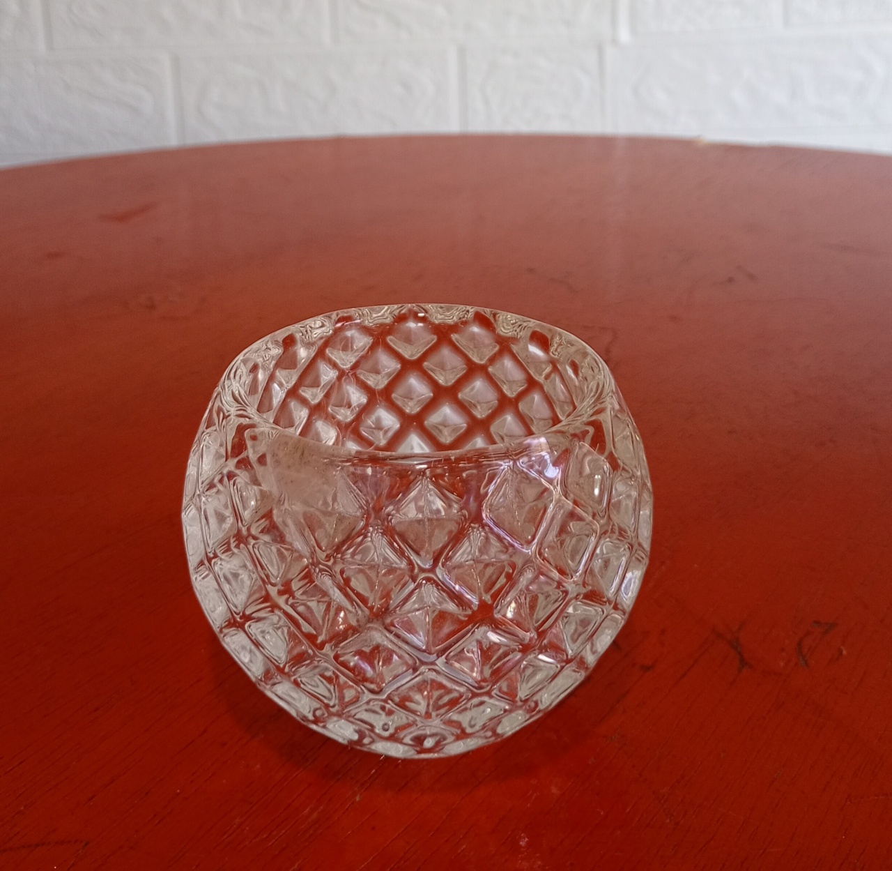 Castiçal Em Vidro - Fulô Decor 