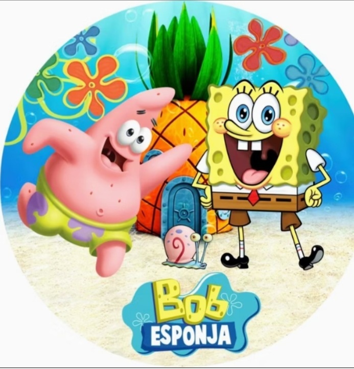 Kit Bronze Bob Esponja  - peguemontevip