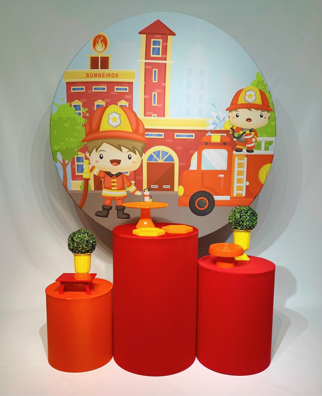 Kit Bronze Bombeiros - peguemontevip