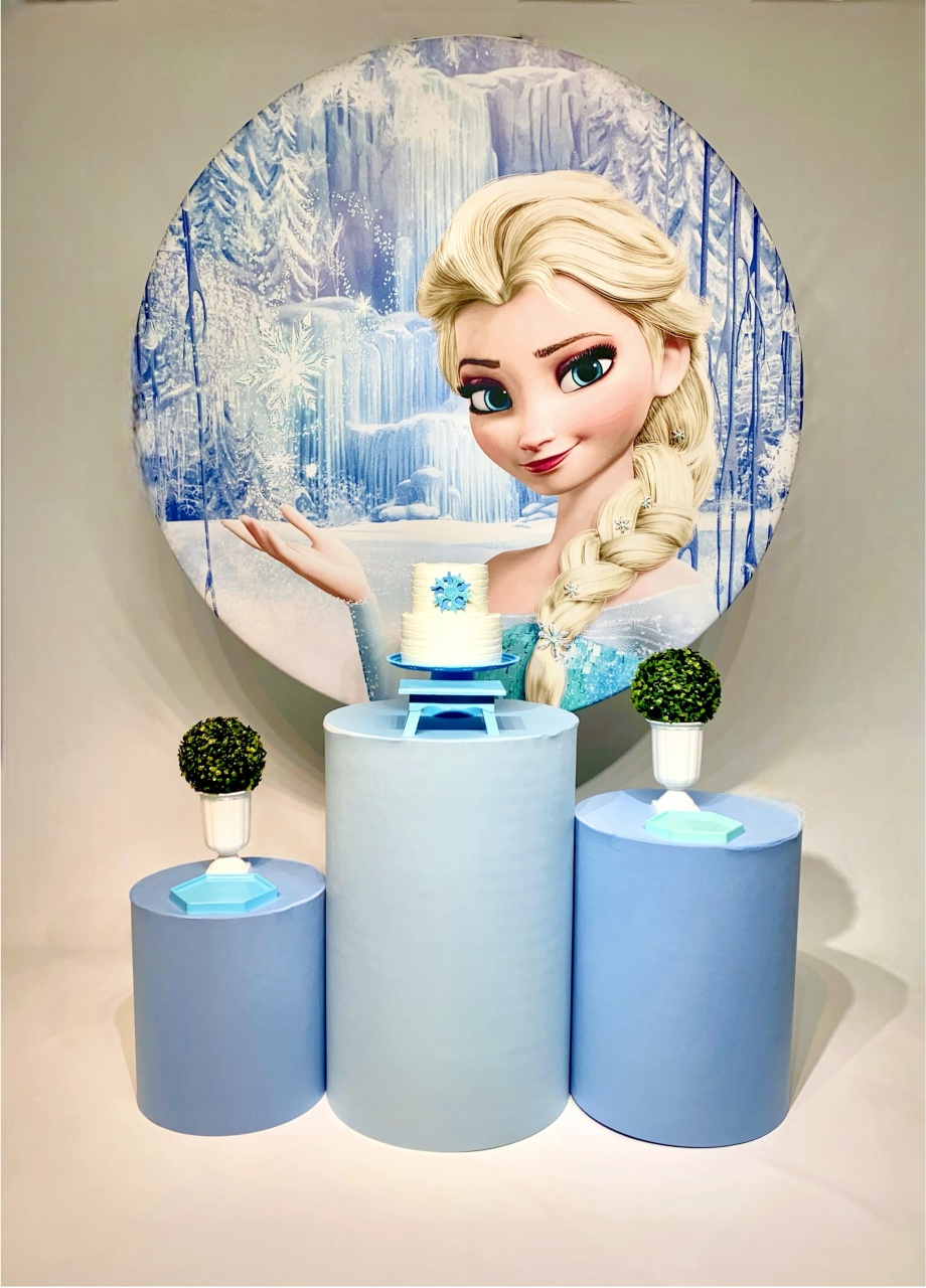 Kit Bronze  Frozen Azul - peguemontevip