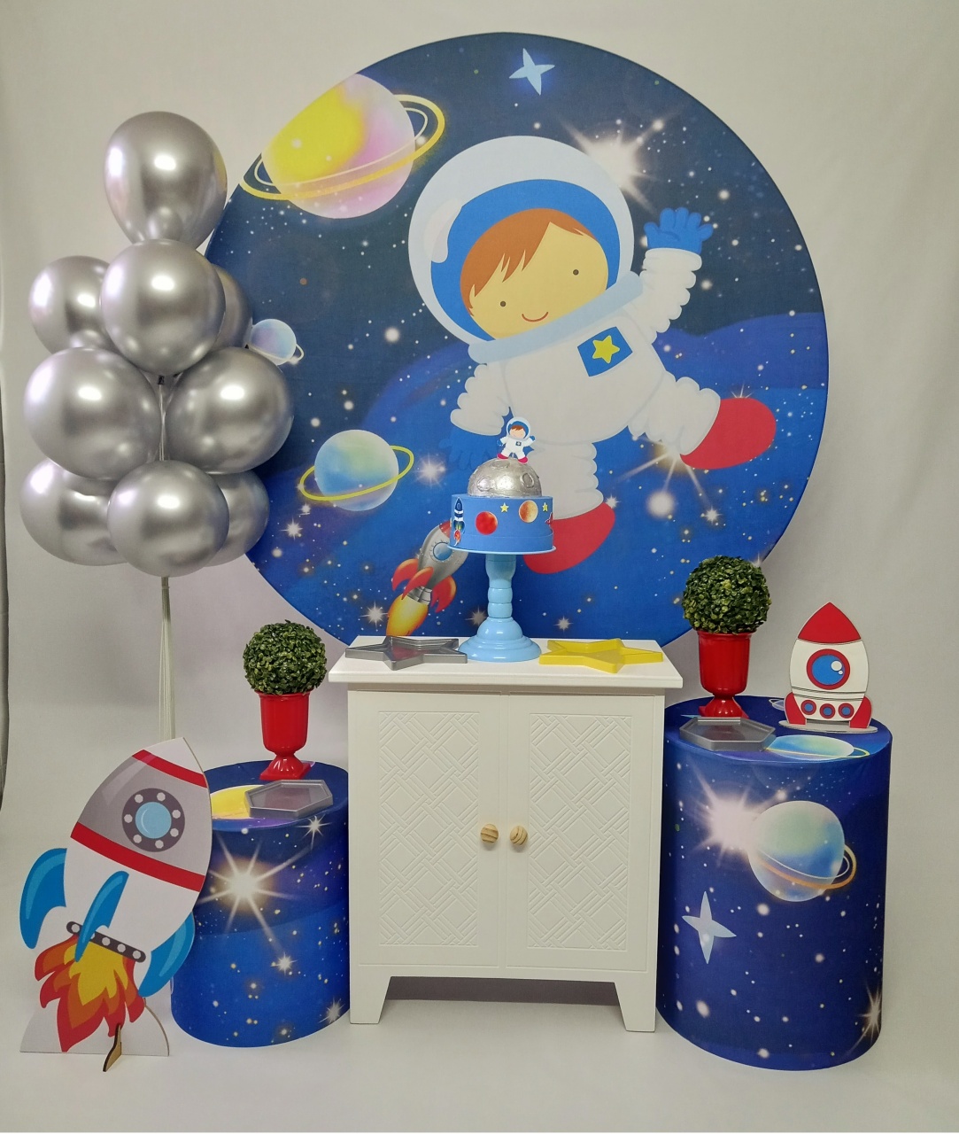 Kit Prata Astronauta - peguemontevip