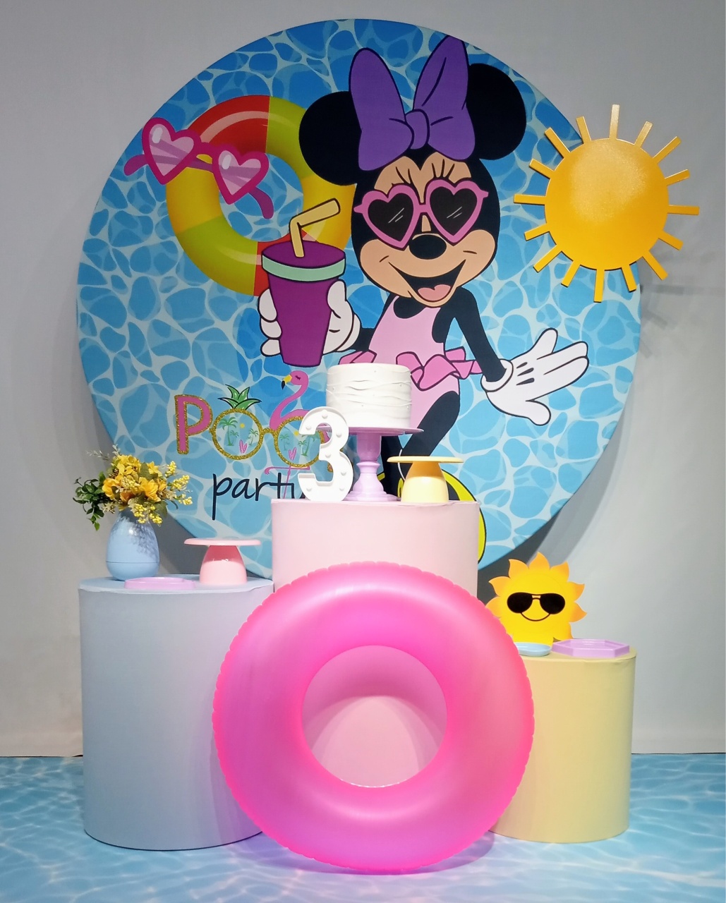 Kit Bronze Minnie Pool Party - peguemontevip