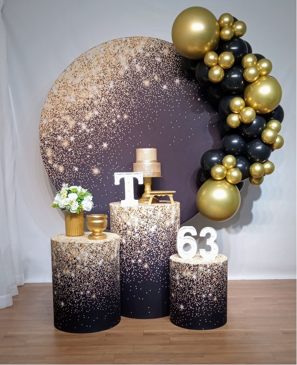 Kit Bronze Preto Com Dourado - peguemontevip