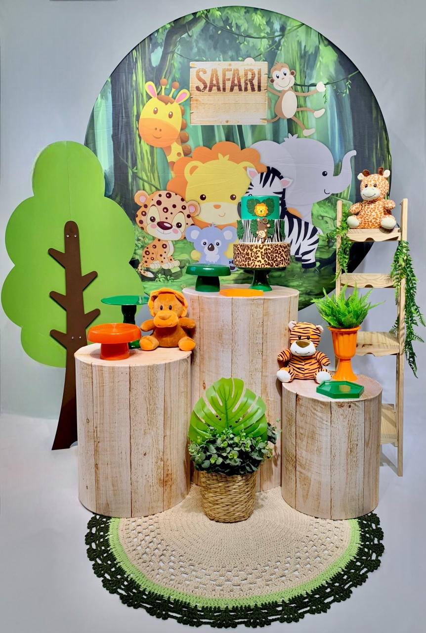 Kit Ouro Safari Baby 2  - peguemontevip