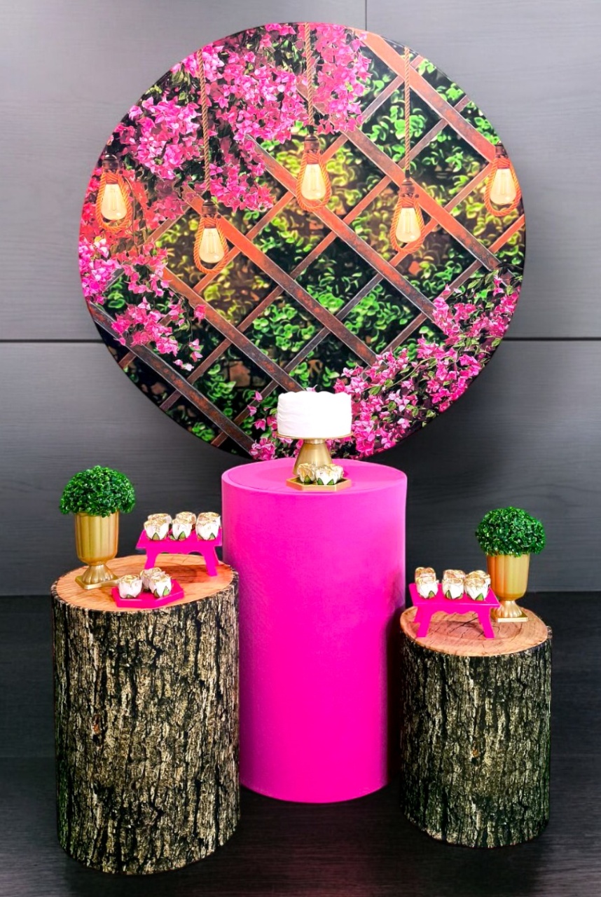 Floral Com Luzes - Kit Ouro - FestBox