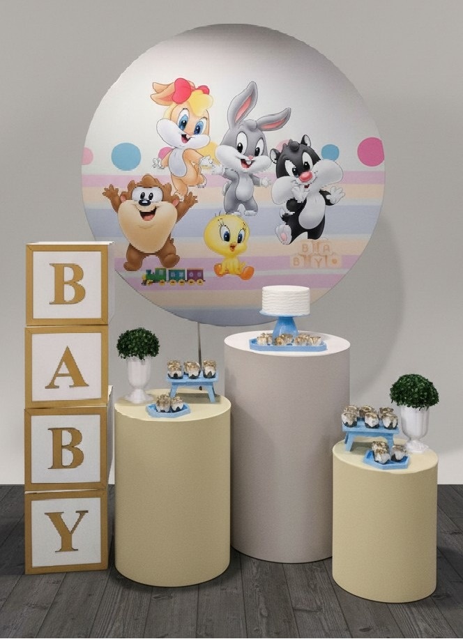 Chá de Bebê Baby Looney Tunes - Kit Diamante - FestBox