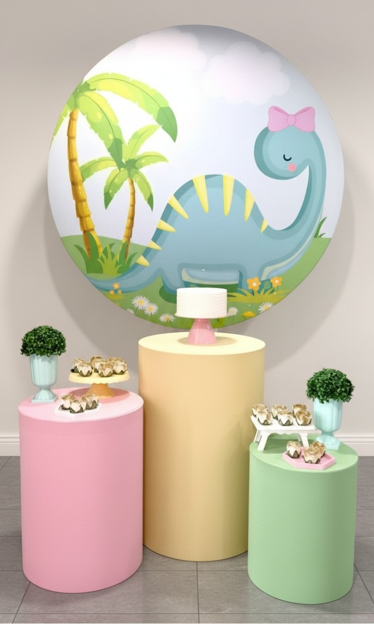 Dino Baby Menina - Kit Ouro - FestBox