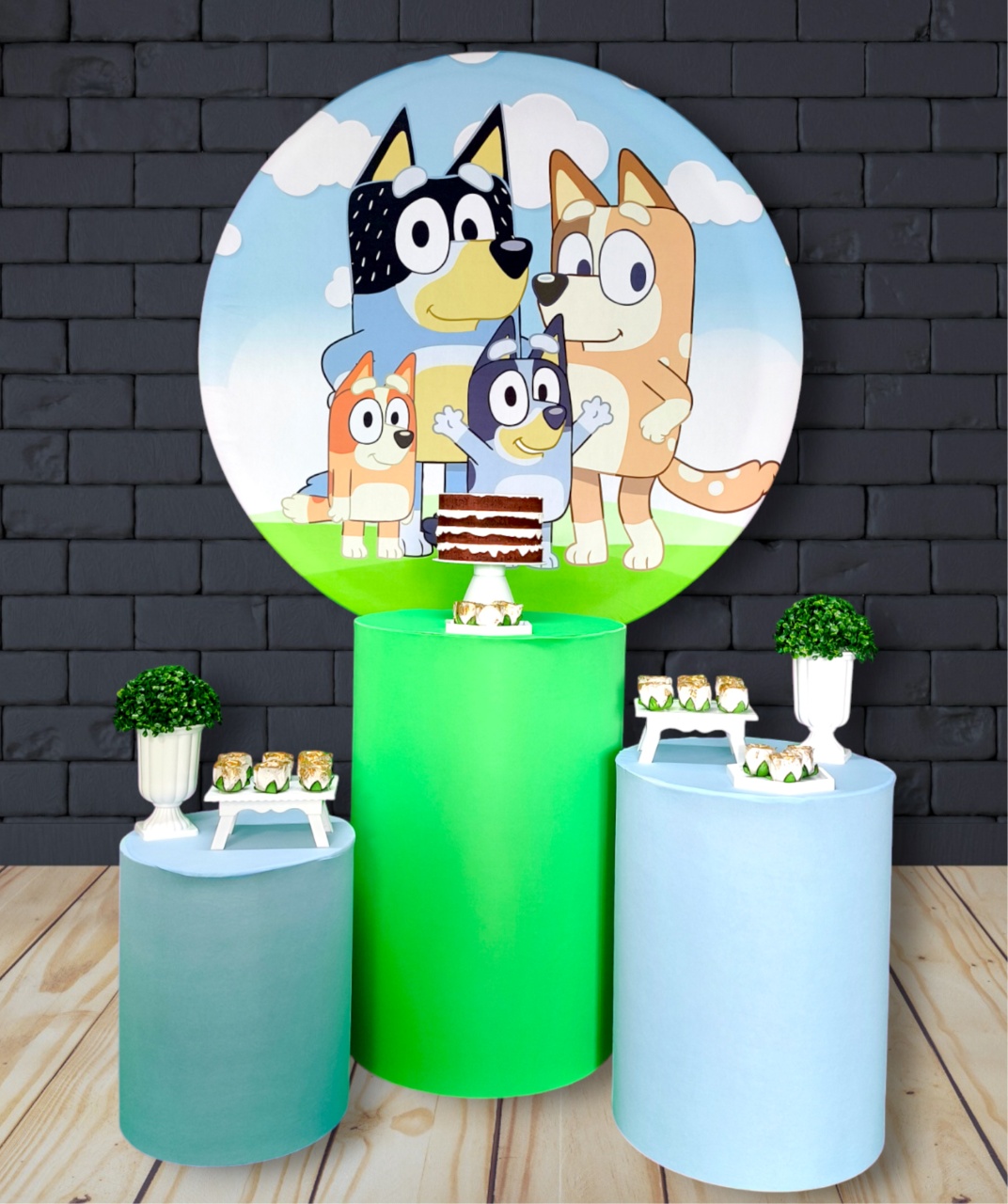 Bluey - Kit Ouro - FestBox