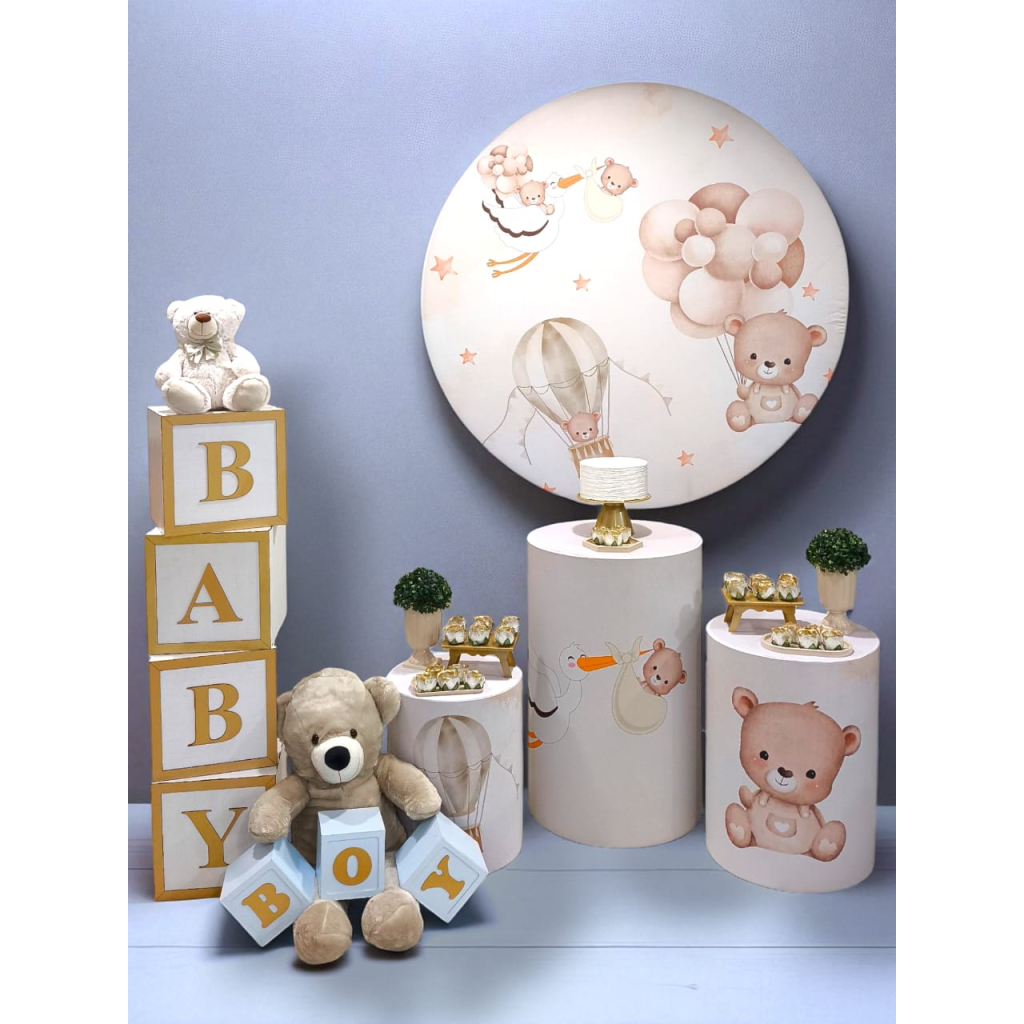 Chá de Bebê Neutro Boy Cegonha - FestBox