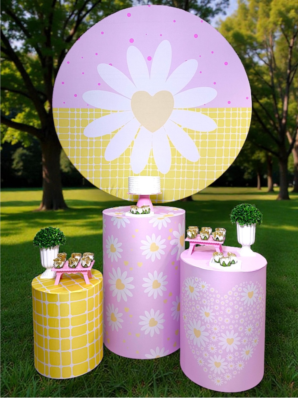 Floral Margarida - Kit Ouro - FestBox