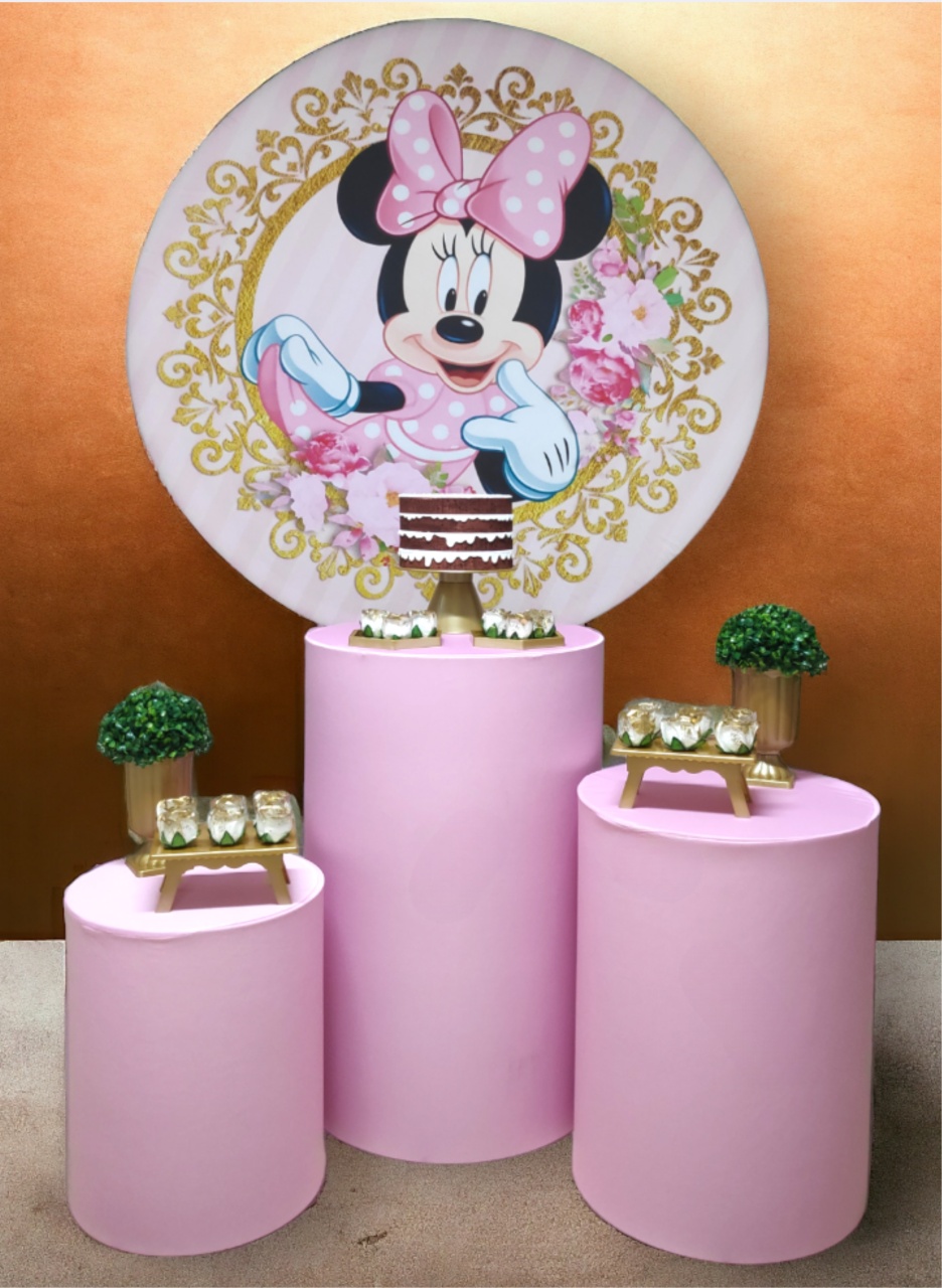 Minnie Rosa - Kit Ouro - FestBox