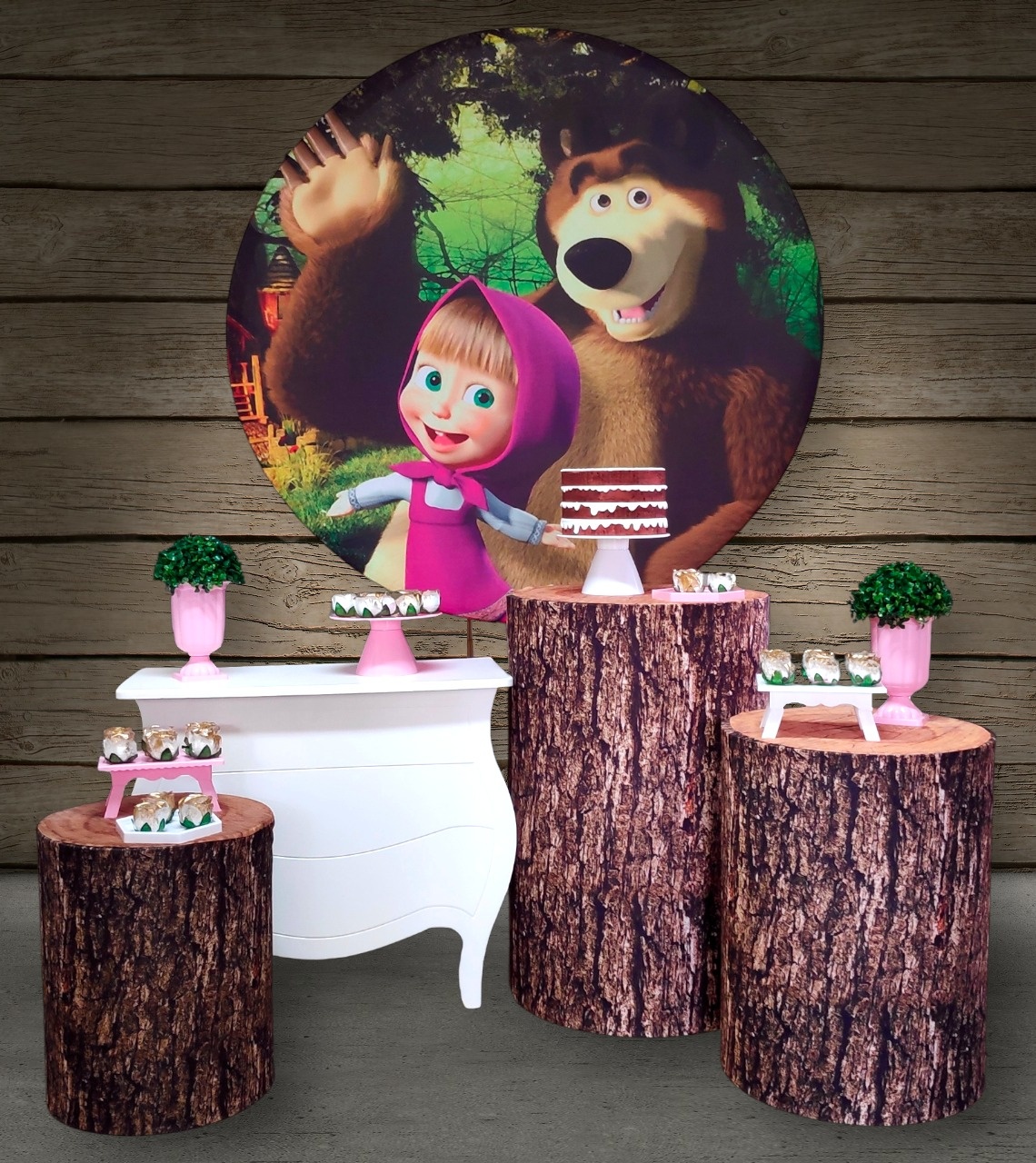 Masha E O Urso - Kit Diamante - FestBox