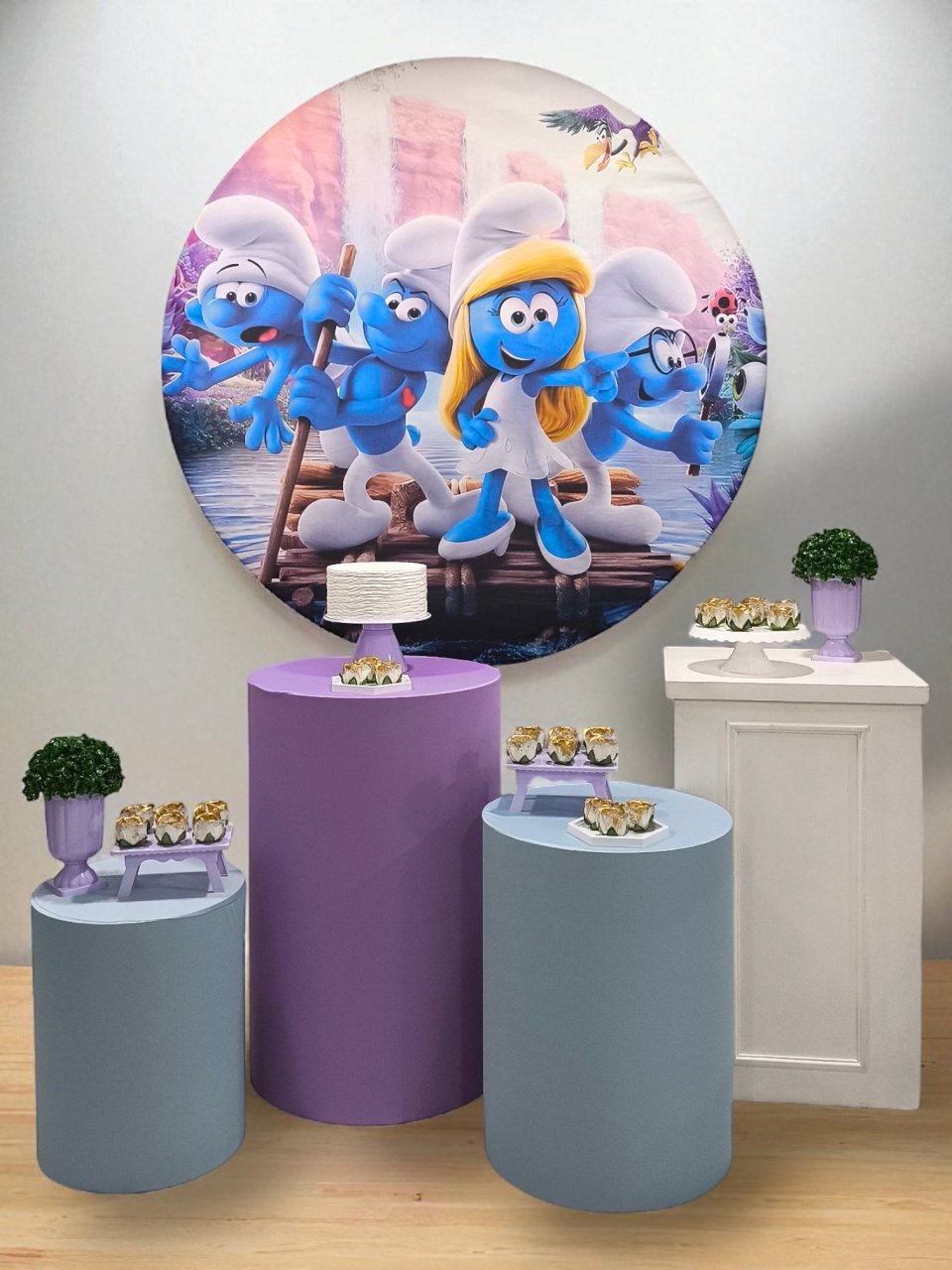 Smurfs Menina - Kit Diamante - FestBox