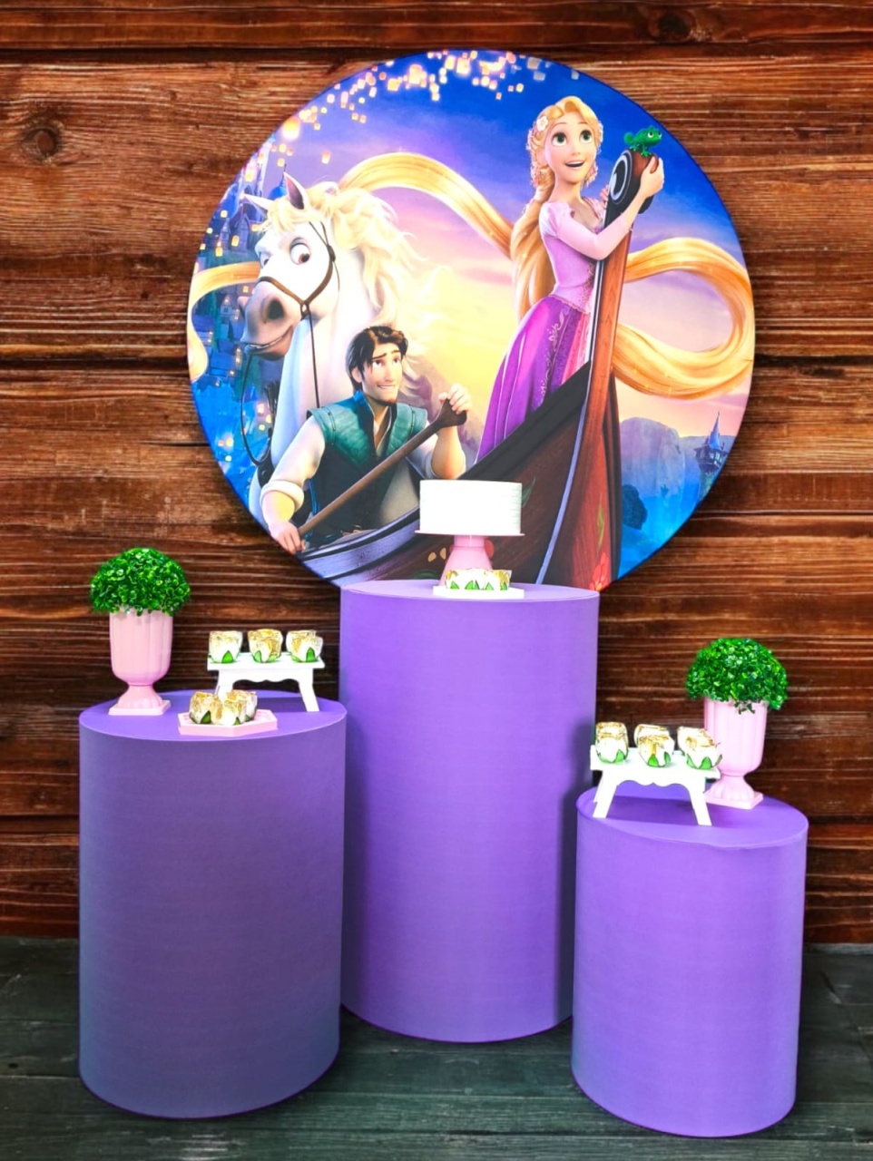 Rapunzel - Enrolados - Kit Ouro - FestBox