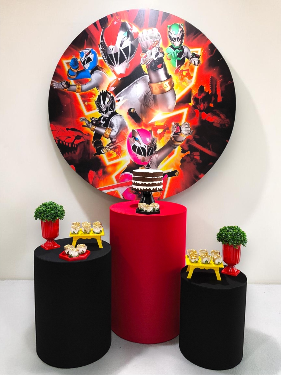 Power Rangers - Kit Ouro - FestBox